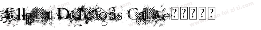 Jellyka Delicious Cake字体转换